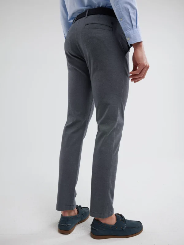 Spodnie męskie chinosy niebieskie Erhati 402