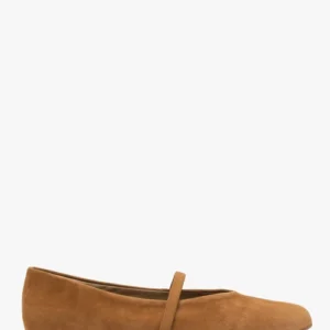 Rude welurowe baleriny z gumką