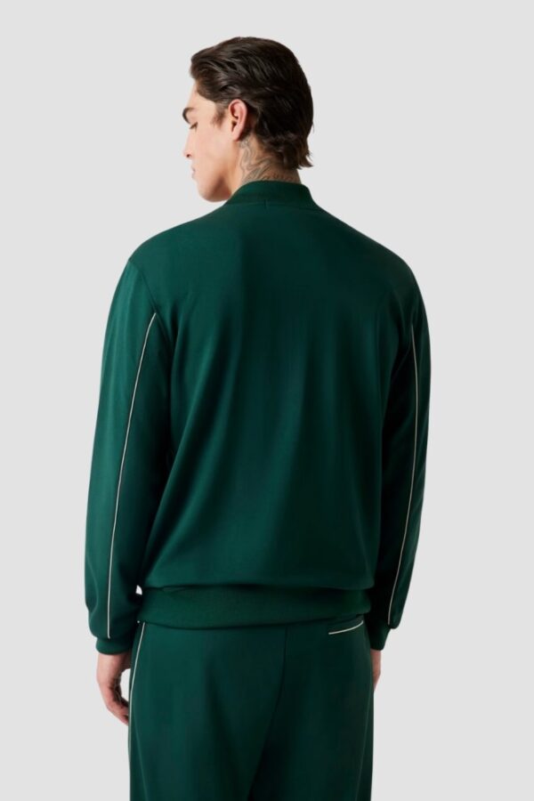 38506ece06679e815f612493dc77784a19f769fc GUESS Zielona męska bluza rozpinana Truck Interlock