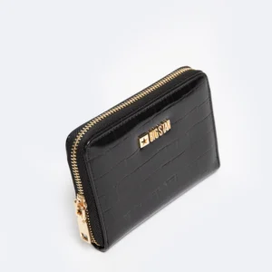 Portfel damski ze skóry ekologicznej czarny Kristio 906