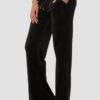 JUICY COUTURE Czarne spodnie dresowe damskie Layla Low Rise