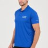 EA7 Niebieska męska koszulka polo Ventus 7