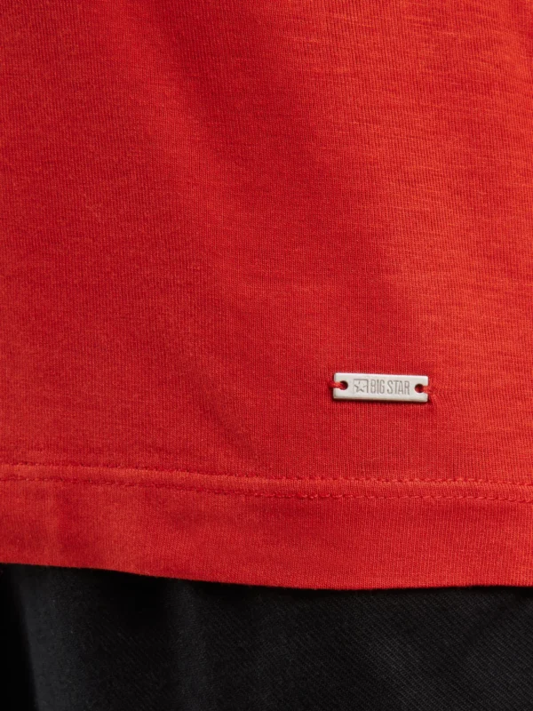 Koszulka damska o luźnym kroju czerwona Valeria 704