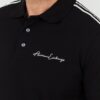 ARMANI EXCHANGE Czarne męskie polo