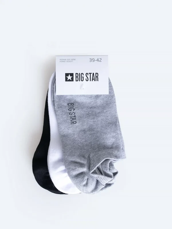 Stopki męskie bawełniane trójpak Ivano 000