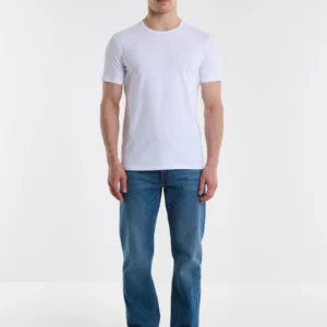 Koszulka męska z krótkim rękawem biała Classac 101