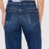 7 FOR ALL MANKIND Granatowe jeansy damskie THE MODERN STRAIGHT HERO