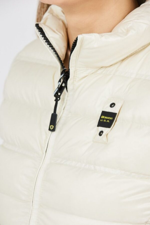 BLAUER Ecru bezrękawnik damski Sherri