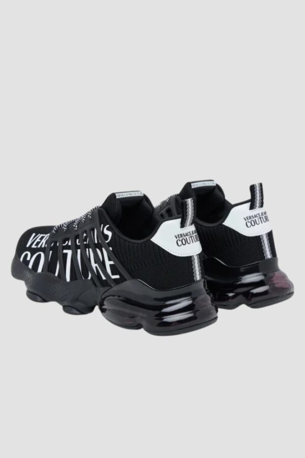 VERSACE JEANS COUTURE Czarne sneareksy męskie Fondo Nomo Dis. 13