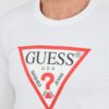 GUESS Biały męski longsleeve Original Logo Tee