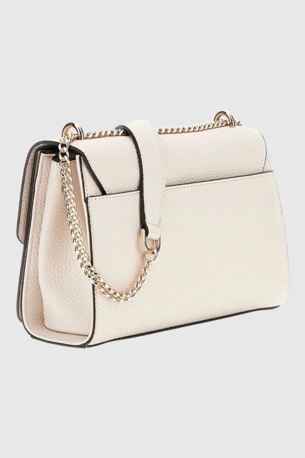 GUESS Beżowa kopertówka damska Calista