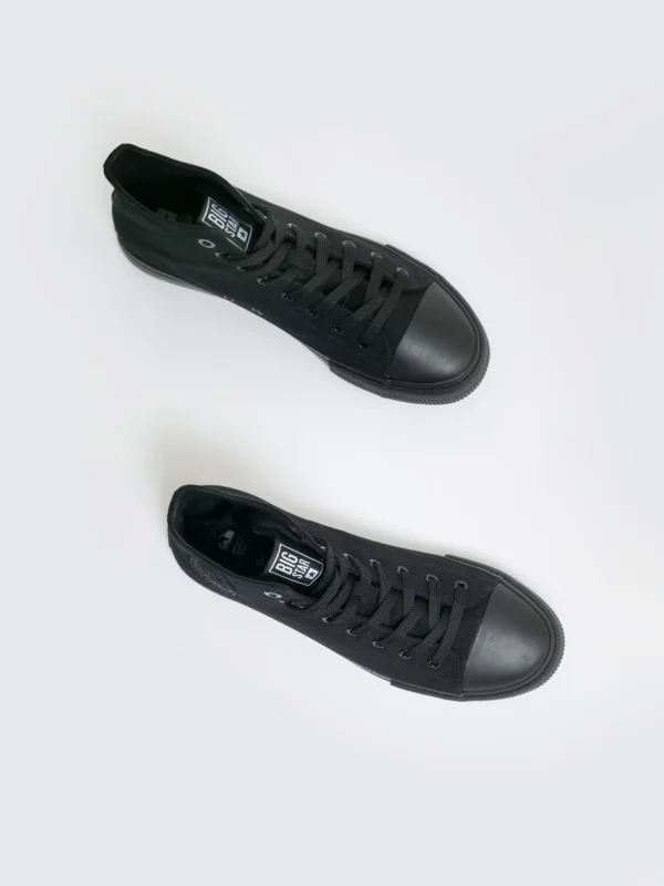 Trampki męskie wysokie czarne FF174550 906