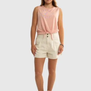 Top dziewczęcy z dzianiny bambusowej różowy Jagienka 702