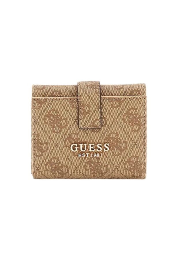 GUESS Beżowy portfel damski Laure