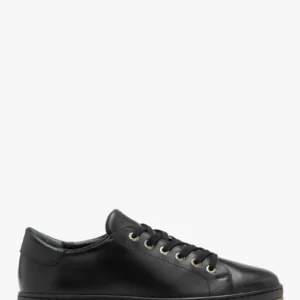 Czarne sportowe półbuty damskie