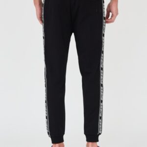 GUESS Czarne męskie spodnie dresowe