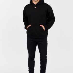 DIESEL Czarna męska bluza z kapturem S-BOXT-HOOD-D