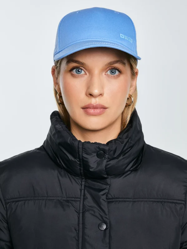 Czapka z daszkiem z delikatnym logo BIG STAR niebieska Facil 401