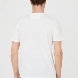 C.P. COMPANY Biały męski t-shirt Short Sleeve
