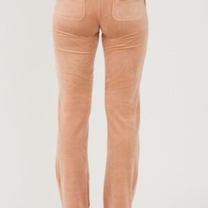 JUICY COUTURE Beżowe damskie spodnie dresowe Del Ray Gold Pocketed Pant