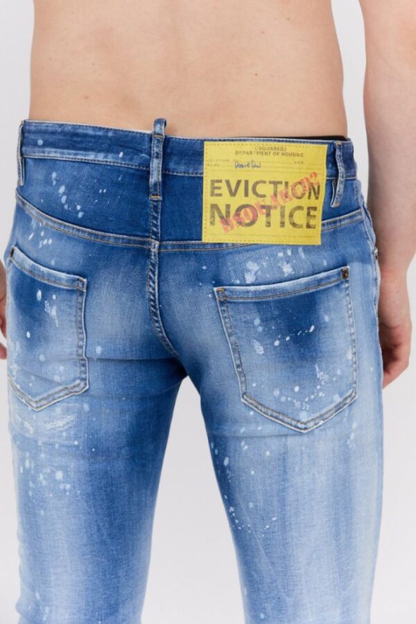 46466dcbbe34cfc167cc7559ef46b06bdf82c3de DSQUARED2 Niebieskie jeansy męskie skater jean, Rozmiar 48