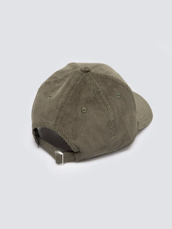 Czapka z daszkiem sztruksowa khaki Cordi 301