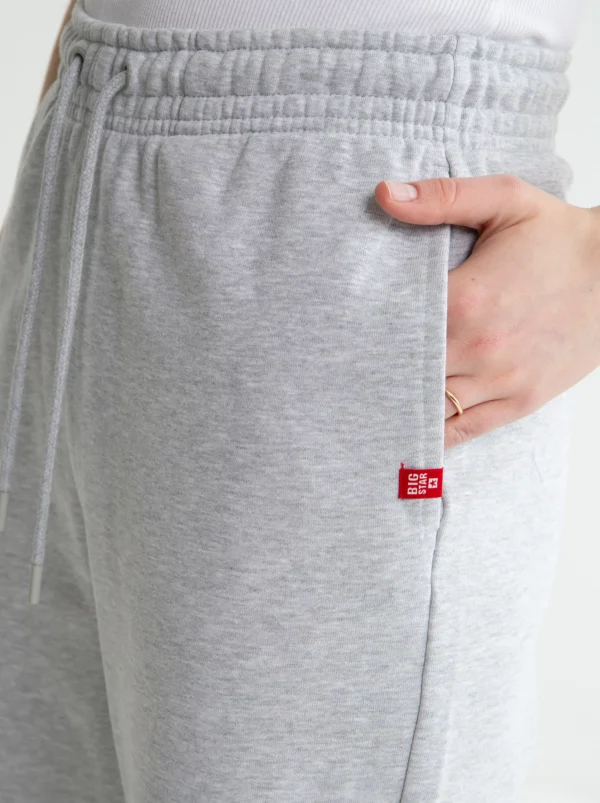 Spodnie damskie dresowe szare Yeva 901