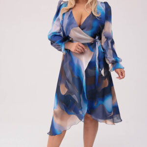 478bb8a8cdbbb4254acc1a6fe719a5795327e65b Elegancka sukienka Błękitne Marzenie PLUS SIZE XXL OVERSIZE WIOSNA