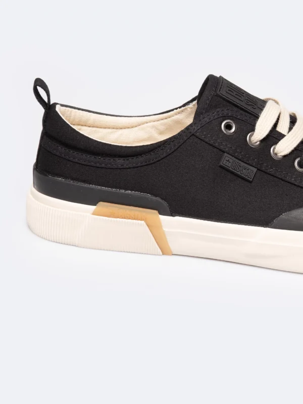 Trampki męskie niskie czarne RR174065 906