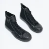 Trampki męskie wysokie czarne LL174022 906