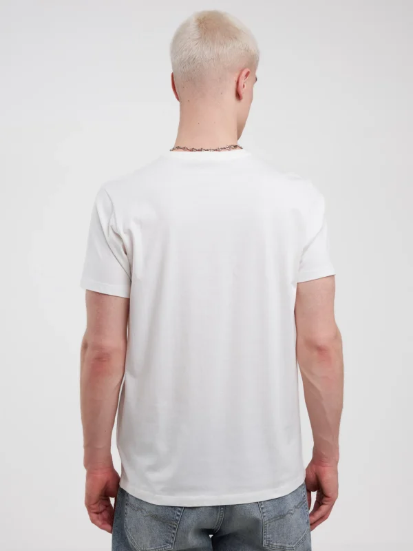 Koszulka męska z nadrukiem biała Millaner 101