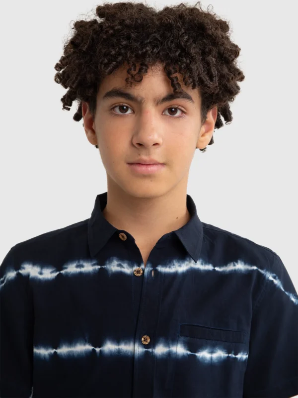 4a9e3128e0da7f36060c3cd64b5ea08269456bb4 Koszula chłopięca granatowa Maris 403