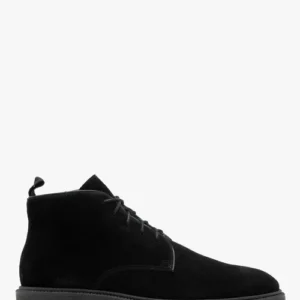 Welurowe trzewiki męskie w stylu casua