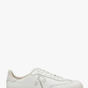 Białe półbuty sportowe z dekoracyjnym hafte