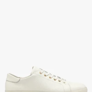 Kremowe półbuty w sportowym stylu na płaskim spodzie