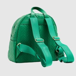 VALENTINO Tłoczony zielony plecak z logo sunny re backpack