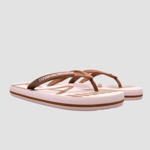 EA7 EMPORIO ARMANI Brązowe japonki