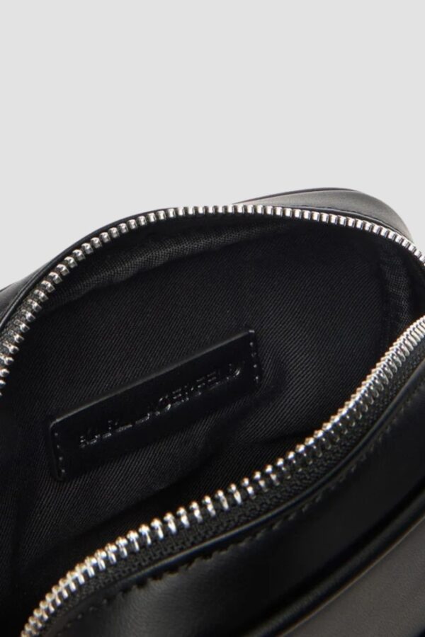 KARL LAGERFELD Saszetka męska czarna z logo