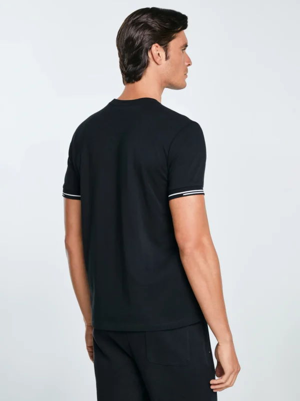 4eeb664705f5301a809ddbf233c48af563d0dab3 Koszulka męska bawełniana z logo BIG STAR czarna Wlader 906