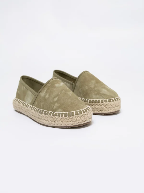 Espadryle damskie khaki LL274853 303