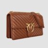 PINKO Brązowa torebka Love One Classic DC