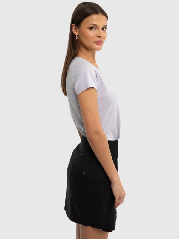 53048ec49671ce3592e3474ce10156784a832a84 Koszulka damska z logo BIG STAR na piersi fioletowa Avalyntia 500