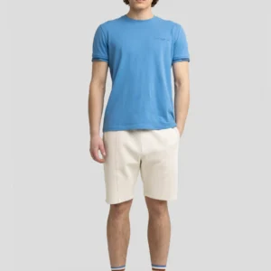 Koszulka męska bawełniana z logo BIG STAR niebieska Wlader 402