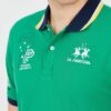 LA MARTINA Zielone męskie polo