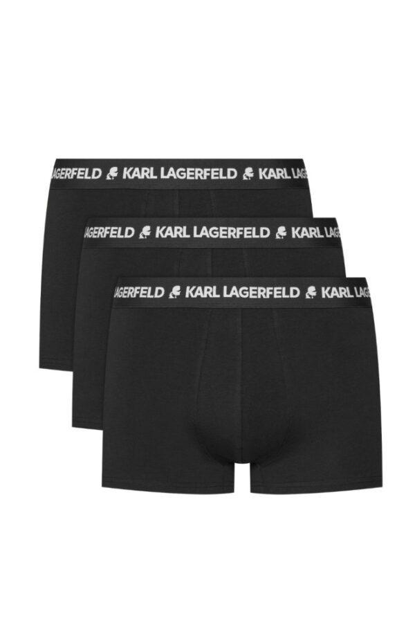 KARL LAGERFELD Czarne męskie bokserki 3PACK