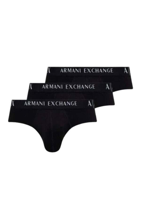 ARMANI EXCHANGE Czarne slipy 3PACK