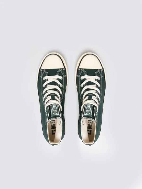 Trampki męskie wysokie zielone SS174291 304