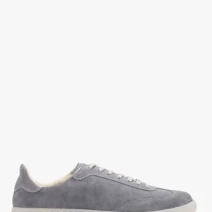 Niebieskie półbuty sportowe ze skóry welurowej