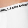 KARL LAGERFELD Białe bokserki męskie 3PACK