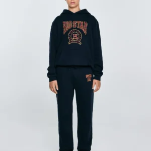 Spodnie chłopięce dresowe granatowe Lironp 403